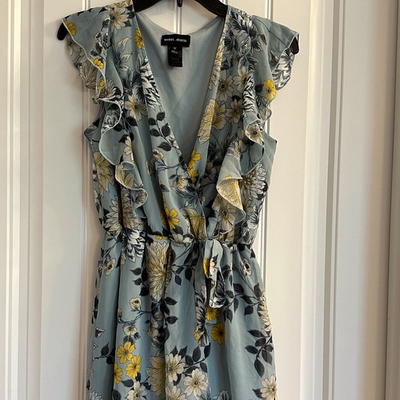 Sweet.Storm Floral SS Dress Size Medium - Picture 1 of 12